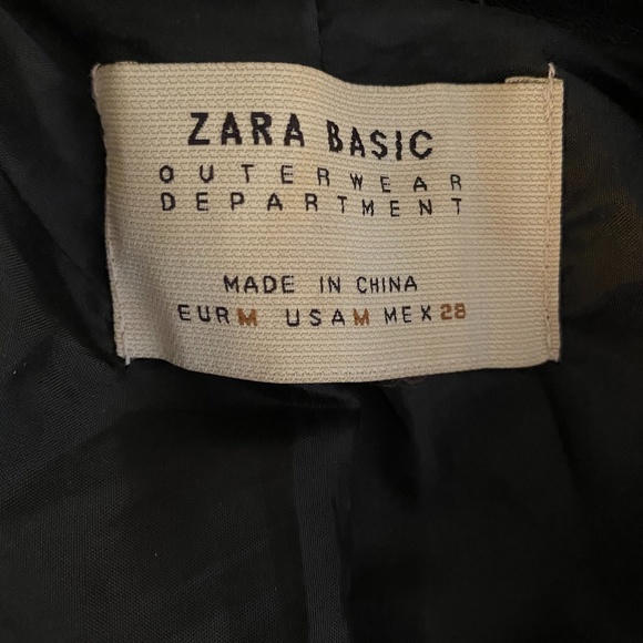 Zara Basic Faux Leather Jacket - Picture 2 of 2